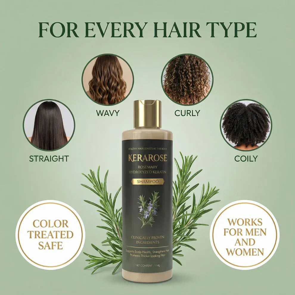 Kerarose Rosemary Shampoo For Hair Growth ( Buy 1 Get 1 Free š„)