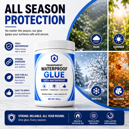 🧱Transparent Waterproof Glue + Free Brush 🔥🧱🧱