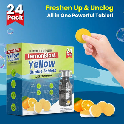 LemonBlast Yellow Bubble Tablet Cleaner (Buy 1 Get 1 Free)⭐️⭐️