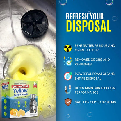 LemonBlast Yellow Bubble Tablet Cleaner (Buy 1 Get 1 Free)⭐️⭐️