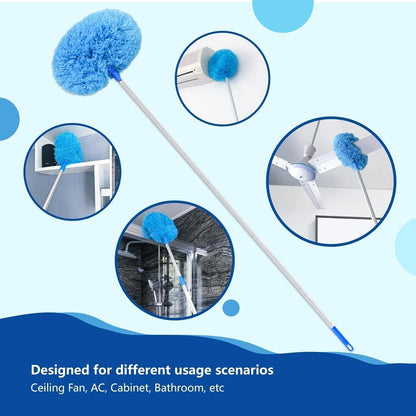 Extendable Dust Buster Mop - (Ceiling fans & Under sofas & beds etc.)
