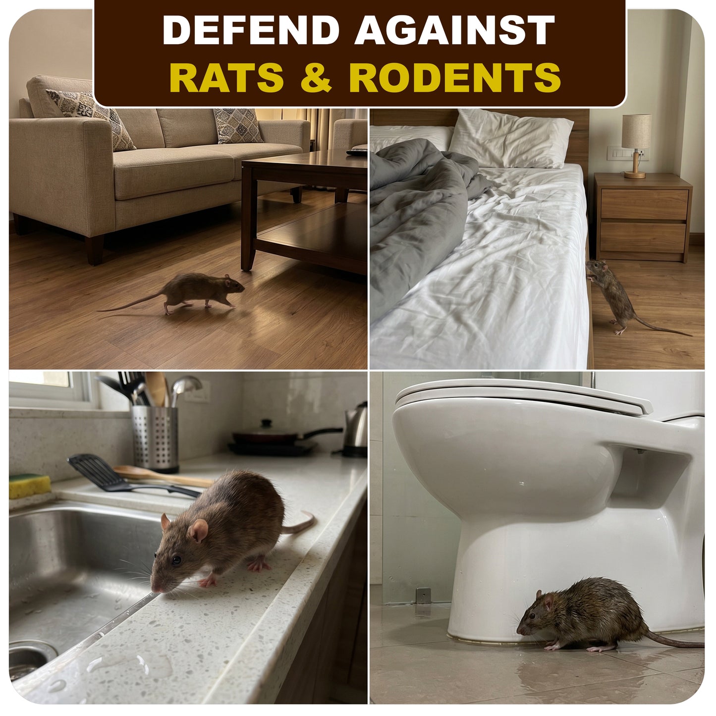 Rat Repellent Spray – Safe, Effective, and Eco-friendly🐭🐭