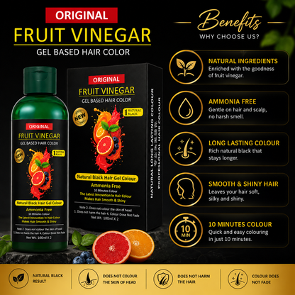 FruitVeda™️ Fruit Vinegar Gel Hair Color🪮🪮