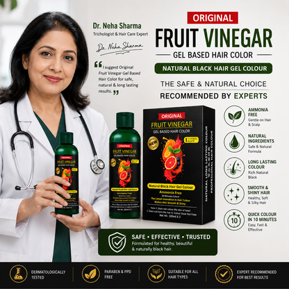 FruitVeda™️ Fruit Vinegar Gel Hair Color🪮🪮