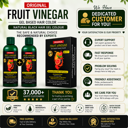 FruitVeda™️ Fruit Vinegar Gel Hair Color🪮🪮